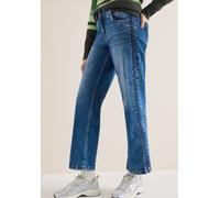 Cecil Damen Wide Leg Jeans in Blau, Gr: 36
