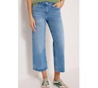 Slim-fit-Jeans CECIL, Damen, Gr. 32, Länge 26, blau (authentic used wash), Jeans, 78% Baumwolle, 20% Polyester, 2% Elasthan, unifarben, 7/8-Länge, Jeans Slim-fit-Jeans, 5-Pocket-Style (18597808-32) au
