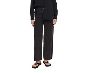 Weite Jeans COMMA, Damen, Gr. 36, N-Gr, navy, Denim/Jeans, Obermaterial: 90% Baumwolle, 9% Polyester, 1% Elasthan, unifarben, lässig geschnitten lang, Jeans (35199749-36) navy