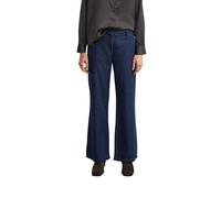 Weite Jeans COMMA "Style Marlene", Damen, Gr. 36, N-Gr, dunkelblau, Denim/Jeans, Obermaterial: 80% Baumwolle, 20% Lyocell. Futter: 65% Polyester, 35% Baumwolle, unifarben, normal lang, Jeans, mit Lyoc