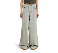 Weite Jeans ELEMENT "365 Wide", Damen, Gr. 27S, ash bleach wash, Obermaterial: 75% Baumwolle, 25% Baumwolle., Jeans (93875142-27) ash bleach wash