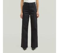 Weite Jeans G-STAR "Deck 2.0 High Loose Wmn", Damen, Gr. 28, Länge 30, neo schwarz denim, Denim/Jeans, Obermaterial: 99% Baumwolle, 1% Elasthan, loose fit lang, Jeans, im Five-Pocket Style (79553947-2