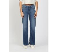 Weite Jeans GANG "94AMELIE WIDE", Damen, Gr. 33, N-Gr, blau (customary midblau), Denim/Jeans, Obermaterial: 88% Baumwolle, 9% Elastomultiester, 3% Lyocell, weit lang, Jeans (64053804-33) customary mid