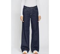 Weite Jeans GANG "94AMELIE WIDE", Damen, Gr. 33, N-Gr, blau (pre washed blau), Denim/Jeans, Obermaterial: 93% Baumwolle, 5% Elastomultiester, 2% Elasthan, weit lang, Jeans (75128345-33) pre washed bla