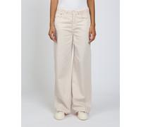 Weite Jeans GANG "94CARLOTTA", Damen, Gr. 28, N-Gr, grau (kitt), Denim/Jeans, Obermaterial: 65% Lyocell, 25% Baumwolle, 10% Leinen, unifarben, weit bodenlang, Jeans, weiter Fit im bodenlangen Palazzo-