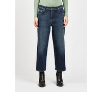 Weite Jeans GANG "94CAROL", Damen, Gr. 29, N-Gr, tinted blau, Denim/Jeans, Obermaterial: 88% Baumwolle, 10% Polyester, 2% Elasthan, weit 7/8-Länge, Jeans, in verkürzter Cropped Form (23629115-29) tint