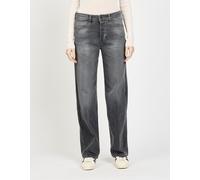 Weite Jeans GANG "94JUL", Damen, Gr. 30, N-Gr, grau (worn midgrau), Denim/Jeans, Obermaterial: 91% Baumwolle, 7% Polyester, 2% Elasthan, gerade lang, Jeans, Comfort Straight Fit (33627536-30) worn mid