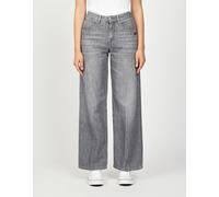 Weite Jeans GANG "GANG Jeans Wide Fit 94CARLOTTA", Damen, Gr. 27, grau denim, Denim/Jeans, 100% Baumwolle, Jeans (13346706-27) grau denim