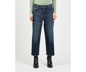 Weite Jeans GANG "GANG Jeans Wide Fit 94CAROL CULOTTE", Damen, Gr. 30, blau, Stoff, 88% Baumwolle, 10% Polyester, 2% Elasthan, Jeans (67051128-30) blau