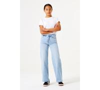 Weite Jeans GARCIA "Annemay", Mädchen, Gr. 134, N-Gr, blau (light used), Denim/Jeans, Obermaterial: 99% Baumwolle, 1% Elasthan, weit, Jeans, for GIRLS (27752550-134) light used