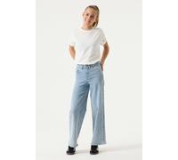 Weite Jeans GARCIA "Annemay", Mädchen, Gr. 164, N-Gr, blau (light used 4314), Denim/Jeans, Obermaterial: 99% Baumwolle, 1% Elasthan, weit, Jeans, for GIRLS (46011129-164) light used 4314