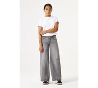 Weite Jeans GARCIA, Mädchen, Gr. 152, N-Gr, blau (medium used 5432), Denim/Jeans, Obermaterial: 100% Baumwolle, unifarben, weit knöchellang, Jeans, im Five-Pocket Style for GIRLS (15958749-152) medium