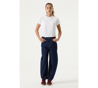 Weite Jeans GARCIA, Mädchen, Gr. 158, N-Gr, blau (rinsed), Denim/Jeans, Obermaterial: 99% Baumwolle, 1% Elasthan, unifarben, weit lang, Jeans, im Five-Pocket Style (40522601-158) rinsed