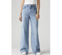 Weite Jeans LEVI'S "CINCH BAGGY", Damen, Gr. 25, Länge 31, blau (cinch baggy invested indigo), Denim/Jeans, Obermaterial: 100% Baumwolle, lang, Jeans, Hohe Leibhöhe, weite Beinform (97069532-25) cinch