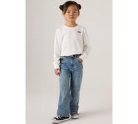 Weite Jeans LEVI'S KIDS "LVG WIDE LEG JEANS", Mädchen, Gr. 4 (104), N-Gr, dig it, Denim/Jeans, Obermaterial: 69% Baumwolle, 30% Polyester, 1% Elasthan, Jeans, for GIRLS (85884523-4) dig it