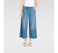 Weite Jeans MAC, Damen, Gr. 40, N-Gr, blau, Denim/Jeans, Obermaterial: 98% Baumwolle, 2% Elasthan, unifarben, casual, weit knöchelfrei, Jeans, im Four-Pocket Style (16536236-40) blau
