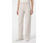 Weite Jeans MAC "WIDE", Damen, Gr. 34, Länge 32, antique weiß, Denim/Jeans, Obermaterial: 97% Baumwolle, 3% Elasthan, unifarben, weit knöchellang, Jeans, im Five-Pocket Style (16875023-34) antique wei