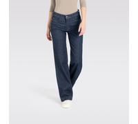 MAC Jeans Wide Leg mit Bügelfalte Rinse-Waschung Straight Fit D36/L30