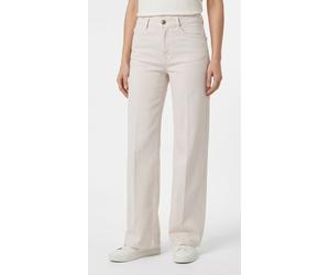 Weite Jeans MAC "WIDE", Damen, Gr. 46, Länge 32, antique weiß, Denim/Jeans, Obermaterial: 97% Baumwolle, 3% Elasthan, unifarben, weit knöchellang, Jeans, im Five-Pocket Style (16875023-46) antique wei