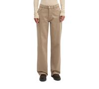 Weite Jeans MARC O'POLO "aus Organic Cotton-Mix", Damen, Gr. 29, Länge 30, braun (burnt coffee), Obermaterial: 99% Baumwolle, 1% Elasthan, unifarben, normal, Jeans (30842923-29) burnt coffee