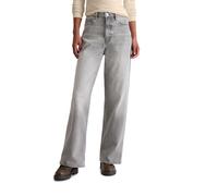 Weite Jeans MARC O'POLO "aus Organic-Cotton-Mix-Stretch", Damen, Gr. 31, Länge 32, medium grau, Obermaterial: 79% Baumwolle, 20% Viskose, 1% Elasthan, unifarben, weit knöchelfrei, Jeans (82667338-31)