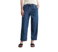 Weite Jeans MARC O'POLO "aus TENCEL™ Lyocell-Mix", Damen, Gr. M, Normalgrößen, blau (medium blau), Obermaterial: 76% Lyocell, 24% Baumwolle, unifarben, weit knöchelfrei, Jeans (40764627-M) medium blau