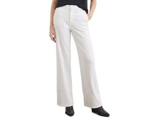 Weite Jeans MARC O'POLO, Damen, Gr. 28, Länge 32, weiß, Denim/Jeans, Obermaterial: 80% Baumwolle, 15% Lyocell, 3% Elastomultiester, 2% Elasthan, Jeans Weite Jeans, Model Luma wide (39832422-28)