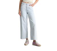 Weite Jeans MARC O'POLO DENIM "aus reinem Organic Cotton", Damen, Gr. 32, Länge 32, weiß (light blau), Obermaterial: 100% Baumwolle, unifarben, knöchelfrei, Jeans (59852833-32) light blau