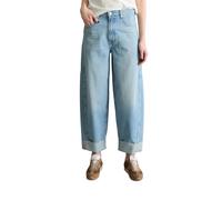 Weite Jeans MARC O'POLO DENIM "aus reiner Bio-Baumwolle", Damen, Gr. 26, Länge 30, light blau, Obermaterial: 100% Baumwolle, unifarben, knöchelfrei, Jeans (73826369-26) light blau