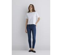 Weite Jeans MAVI "MERLY", Damen, Gr. 30, Länge 30, mid well blau, 64% Baumwolle, 36% Lyocell, weit lang, Jeans, Baggy Wide Leg (88365500-30) mid well blau