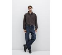 Weite Jeans MAVI "TORONTO", Herren, Gr. 33, Länge 30, dunkelblau brushed, 99% Baumwolle, 1% Elasthan, loose fit normal, Jeans, Baggy Tapered Jeans (52110307-33) dunkelblau brushed