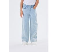 NAME IT Mädchen NKFROSE HW Wide 1356-ON NOOS Jeans, Light Blue Denim, 164 cm