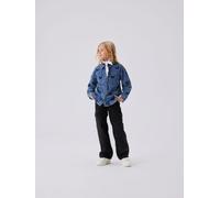 Name IT Mädchen Nkfrose Hw Wide Cargo 6190-bs Noos Weite Jeans, Schwarz, 140 EU