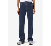 Weite Jeans NOISY MAY "NMYOLANDA NW WIDE JEANS AZ365DB FWD NOOS", Damen, Gr. 32, Länge 32, blau (dunkelblau denim), Denim/Jeans, Obermaterial: 99% Baumwolle, 1% Elasthan, unifarben, Jeans (35269744-32