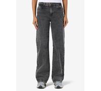Weite Jeans NOISY MAY "NMYOLANDA NW WIDE JEANS AZ391DG FWD NOOS", Damen, Gr. 25, Länge 32, blau (dunkelgrau denim), Denim/Jeans, Obermaterial: 99% Baumwolle, 1% Elasthan, unifarben, Jeans (93125736-25