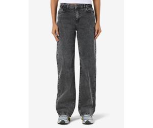 Weite Jeans NOISY MAY "NMYOLANDA NW WIDE JEANS AZ391DG FWD NOOS", Damen, Gr. 26, Länge 32, blau (dunkelgrau denim), Denim/Jeans, Obermaterial: 99% Baumwolle, 1% Elasthan, unifarben, Jeans (93125736-26