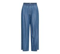 Weite Jeans ONLY "ONLETTY-BEA ELASTIC WIDE DNM QYT", Damen, Gr. XS (34), Länge 32, medium blau denim, Denim/Jeans, Obermaterial: 65% Baumwolle, 35% Lyocell, unifarben, lang, Jeans, Baumwollmischung, r