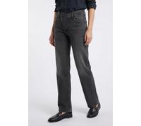 Weite Jeans REPLAY "ZELMAA", Damen, Gr. 32, Länge 32, grau (schwarz delavè), Denim/Jeans, Obermaterial: 99% Baumwolle, 1% Elasthan, weit lang, Jeans, mit asymmetrischem Verschluss (72139554-32) schwar