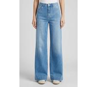Weite Jeans RICHROYAL, Damen, Gr. 29, Länge 34, denim blau, Denim/Jeans, Obermaterial: 92% Baumwolle, 6% Elastomultiester, 2% Elasthan, ausgestellt, Jeans, Marlene-Form (68739717-29) denim blau