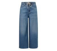 Weite Jeans S.OLIVER "Jeans Suri", Damen, Gr. 36, N-Gr, blau, Denim/Jeans, Obermaterial: 61% Lyocell, 39% Baumwolle, unifarben, weit lang, Jeans, im Five-Pocket Style (87249569-36) blau