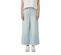 Weite Jeans S.OLIVER "Jeans Suri", Damen, Gr. 42, N-Gr, blau (light blau), Denim/Jeans, Obermaterial: 61% Lyocell, 39% Baumwolle, unifarben, weit lang, Jeans, im Five-Pocket Style (21726966-42) light
