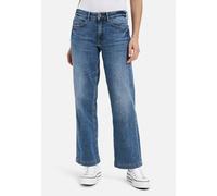 Weite Jeans SMITH & SOUL, Damen, Gr. 29, Länge 32, blau (denim), Denim/Jeans, Material: 94% Baumwolle, 6% Elasthan, Abriebeffekte, weit, Jeans (19106745-29) denim