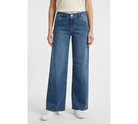 Weite Jeans SOYACONCEPT "SC-KIMBERLY 24-B", Damen, Gr. 29, N-Gr, coastel fjord medunkel blau d, Denim/Jeans, Obermaterial: 81% Baumwolle, 17% Polyester, 2% Elasthan, unifarben, lang, Jeans, weite Bein