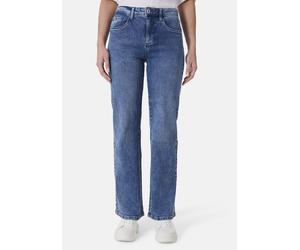Weite Jeans STOOKER WOMEN "Mary Stretch Wide leg fit", Damen, Gr. 36, Länge 30, blau (light blau random), Jersey, 99% Baumwolle, 1% Elasthan, weit lang, Jeans, Wide Leg Fit Casual Clean Wash Jersey fü