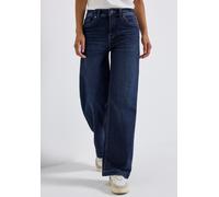 Street One Jeans Wide Leg Loose Fit Damen dunkelindigo soft washed Gr. 25 L30