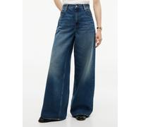 Weite Jeans TOMMY HILFIGER "DNM NEW DOREEN 70'S WIDE LEG HW", Damen, Gr. 27, Länge 30, vintage new doreen, Denim/Jeans, Obermaterial: 100% Baumwolle, unifarben, lässig geschnitten lang, Jeans, Baumwol