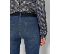 Weite Jeans TONI "Jenny Wide", Damen, Gr. 21, K-Gr, blau (mid blau used), Denim/Jeans, Obermaterial: 80% Baumwolle, 13% Modal, 5% Polyester, 2% Elasthan, unifarben, slim fit lang, Jeans, mit Taschen (