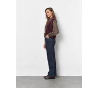 Weite Jeans TONI "Jenny Wide", Damen, Gr. 22, K-Gr, blau (dunkelblau), Denim/Jeans, Obermaterial: 80% Baumwolle, 13% Modal, 5% Polyester, 2% Elasthan, unifarben, slim fit lang, Jeans, mit Taschen (722
