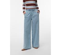 VERO MODA - VMVALERIA MR WIDE PULL UP JEANS Light Blue Denim - Gr. - 31/32