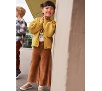 Weite Mädchen Cordhose, Bundweite verstellbar braun Gr. 128 von vertbaudet